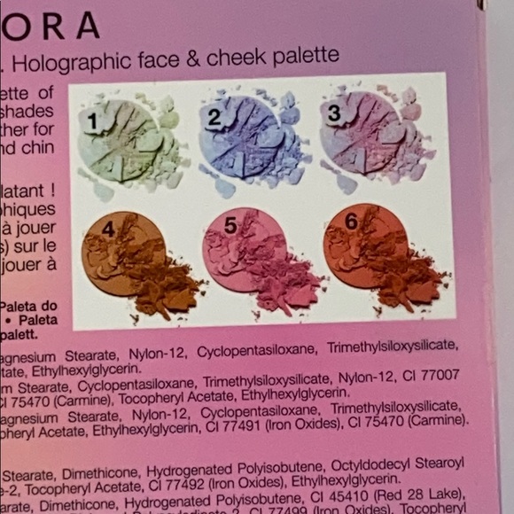 Sephora Holographic Face & Cheek Palette, New - Picture 5 of 7